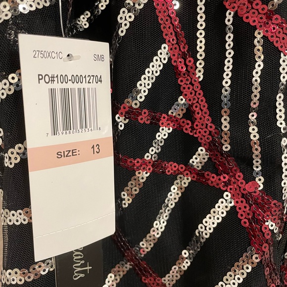 Sequin Hearts Dress NWT (13) - Picture 4 of 4
